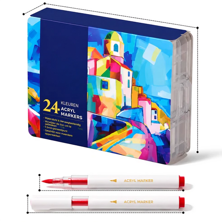 Acryl Marker | Watervaste Acryl Markers Set