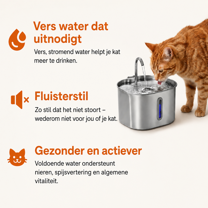 AquaPoot | Drinkfontein voor Katten