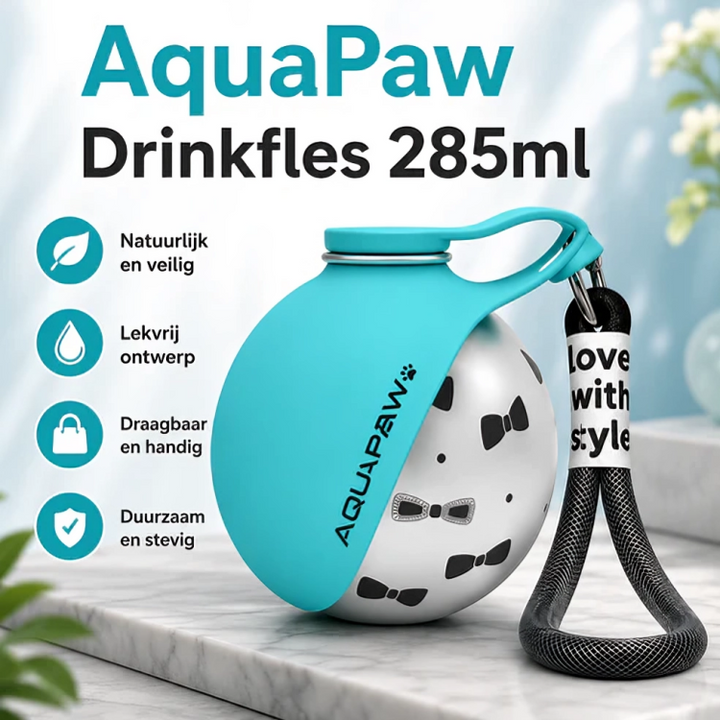 AquaPaw | Draagbare Drinkfles voor Honden
