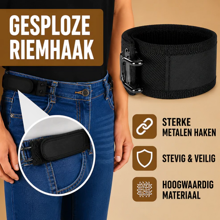 SlimHold | Elastische Clipband zonder Gesp voor Comfortabel Dagelijks Gebruik