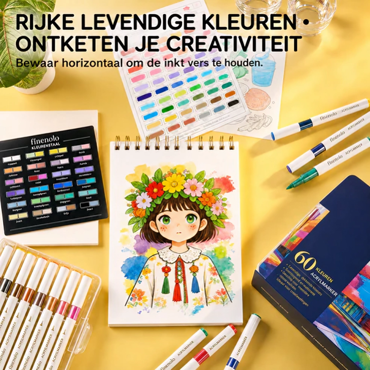 Acryl Marker | Watervaste Acryl Markers Set