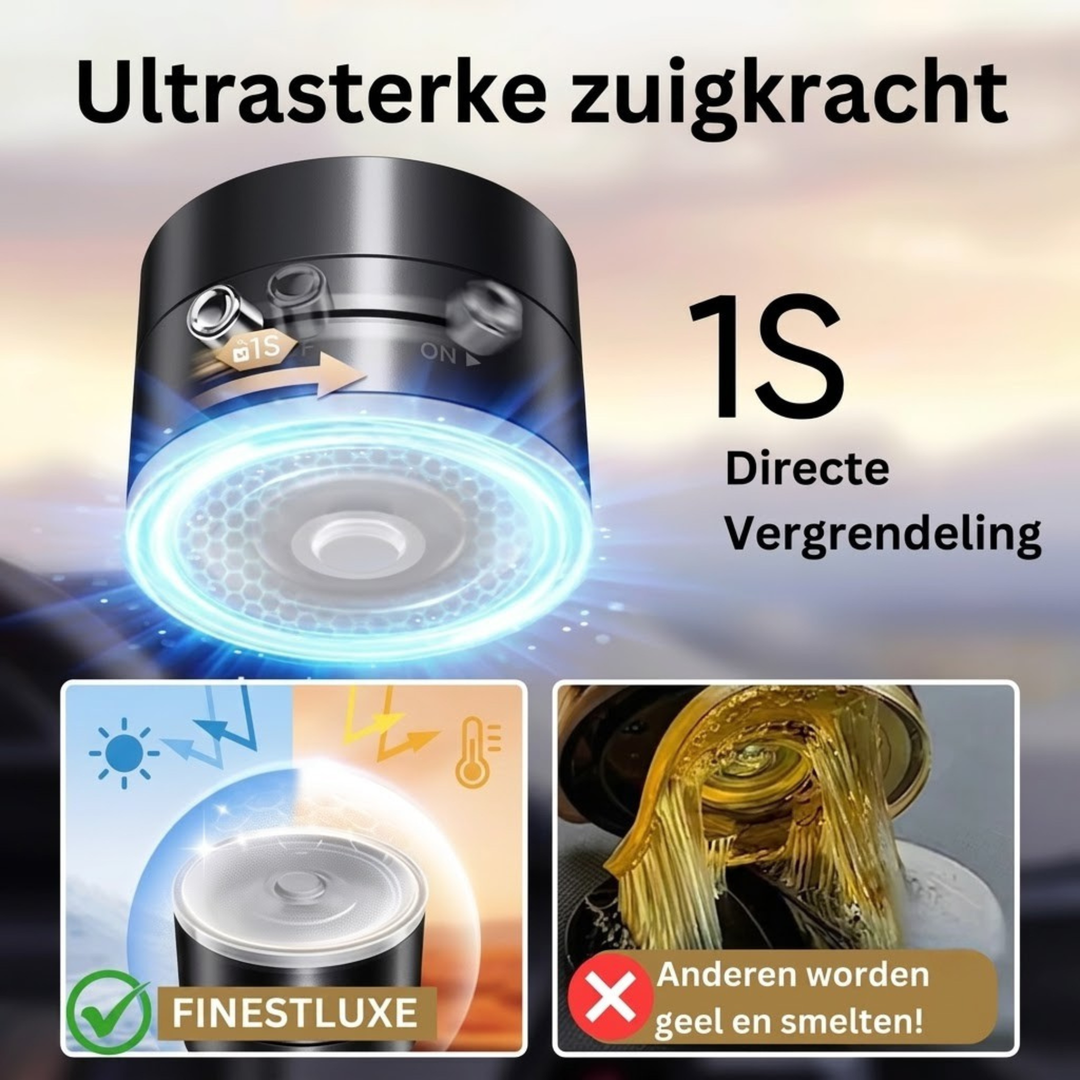 MagnoMount | Magnetische Vacuüm Telefoonhouder Met Maximale Grip