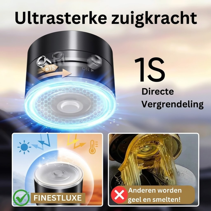 MagnoMount | Magnetische Vacuüm Telefoonhouder Met Maximale Grip