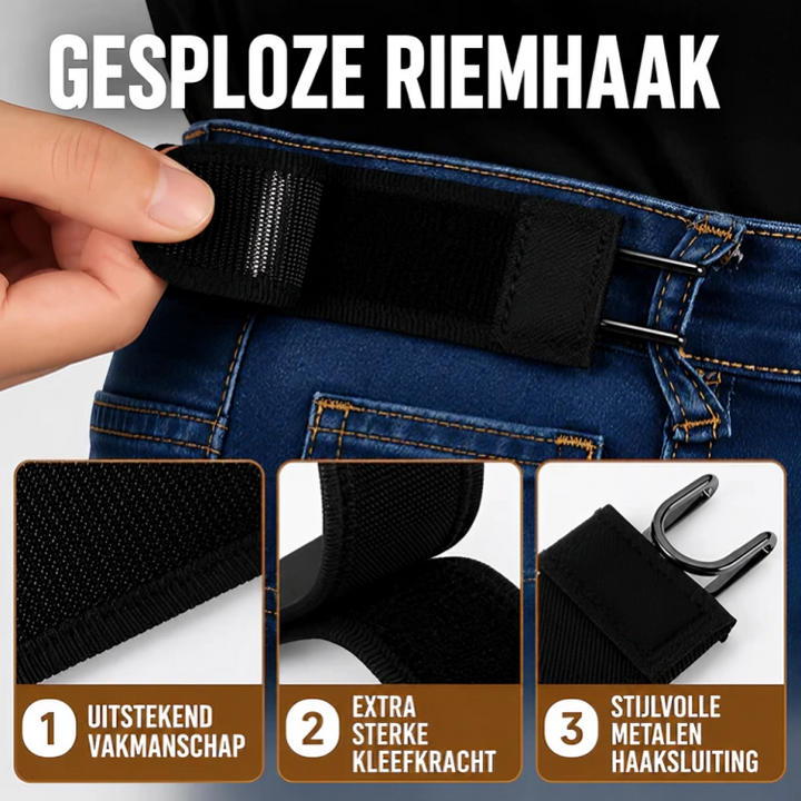 SlimHold | Elastische Clipband zonder Gesp voor Comfortabel Dagelijks Gebruik