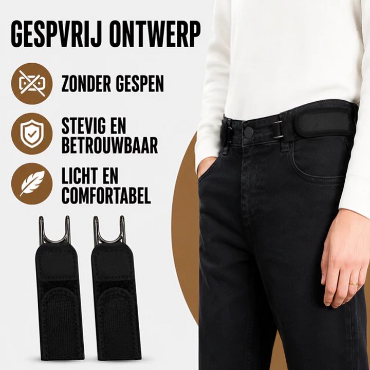 SlimHold | Elastische Clipband zonder Gesp voor Comfortabel Dagelijks Gebruik