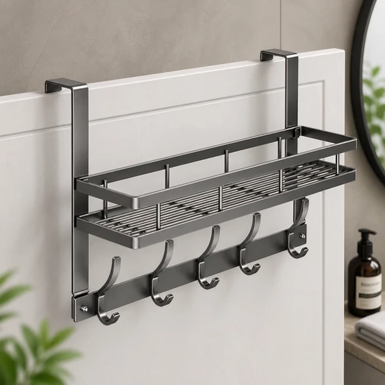 DoorRack | Slimme Deurorganizer met Opbergruimte & Haken