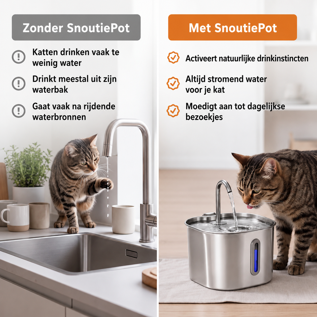 AquaPoot | Drinkfontein voor Katten
