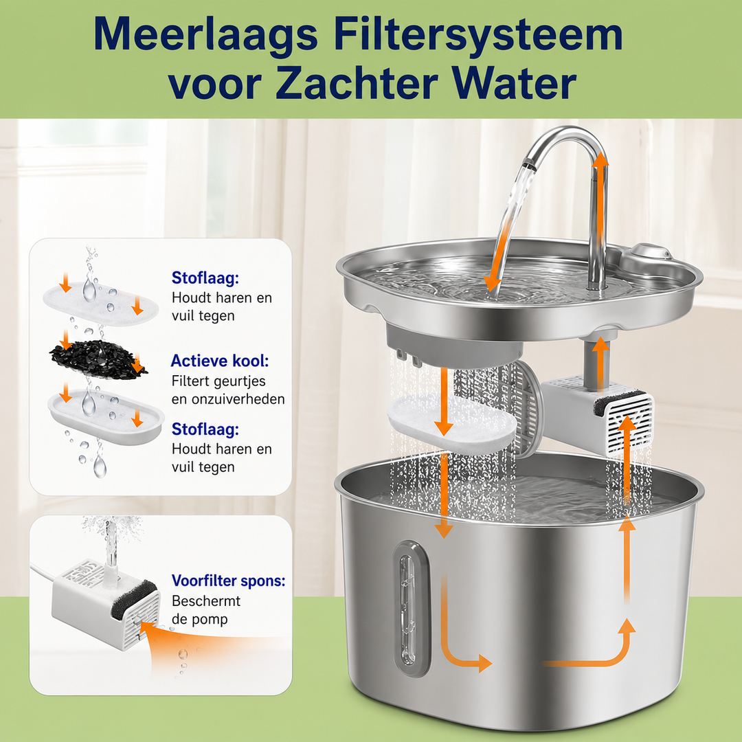 AquaPoot | Drinkfontein voor Katten