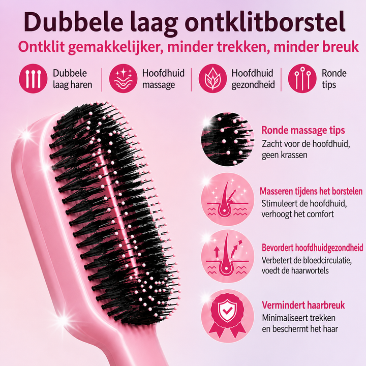 MistBrush | 3-in-1 Haarborstel met Ingebouwde Nevelspray