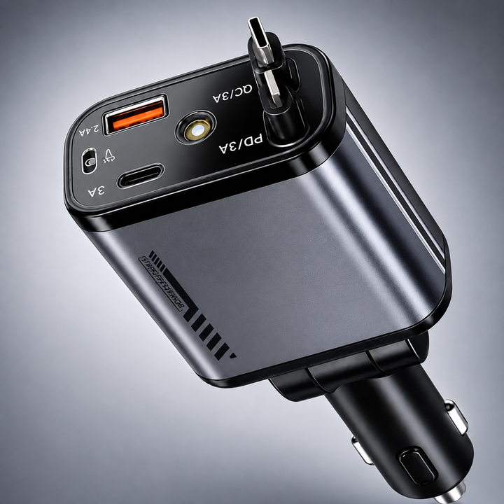 AutoGlow | Auto Snellader Met Sterrenprojector & Geurverspreider