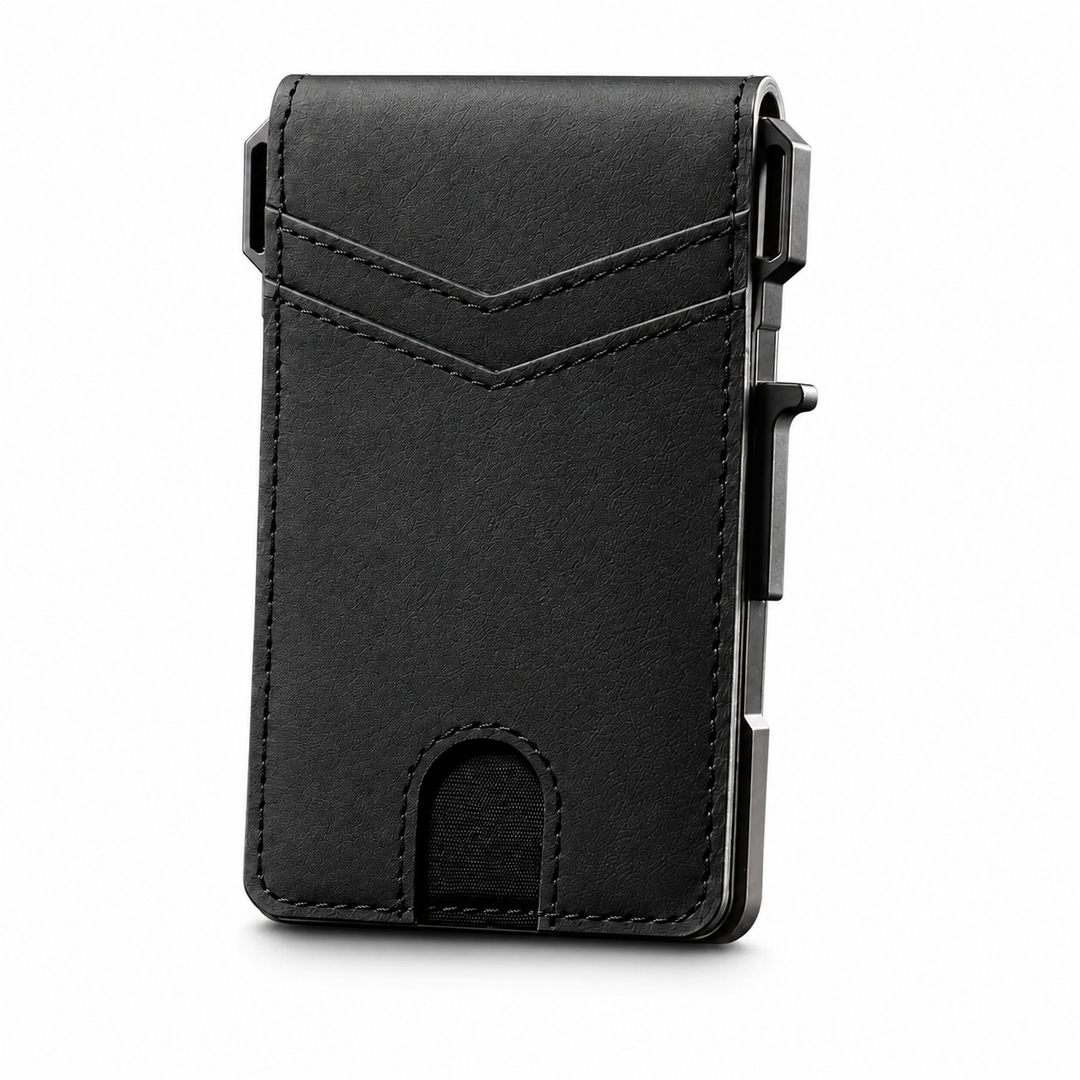 Smart Wallet | Compacte RFID-Portemonnee met Pop-up Kaarthouder
