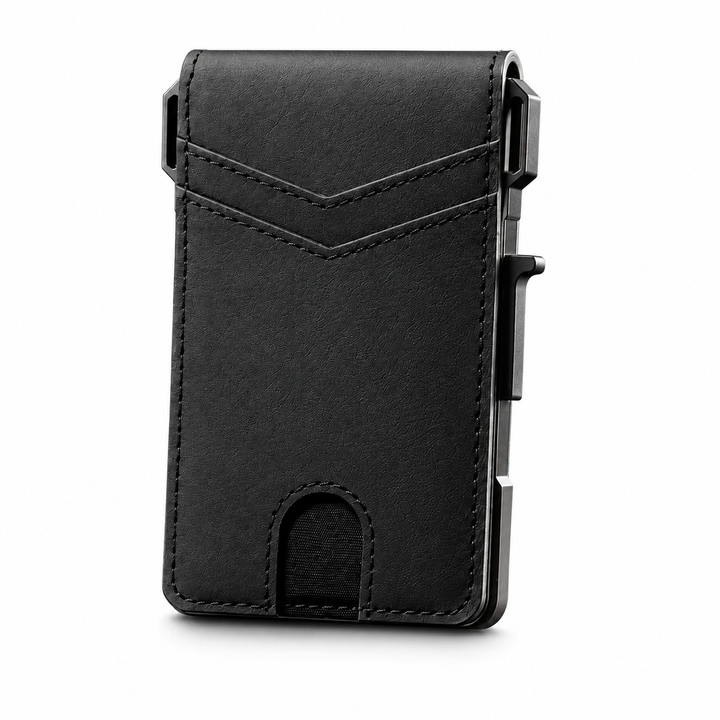 Smart Wallet | Compacte RFID-Portemonnee met Pop-up Kaarthouder
