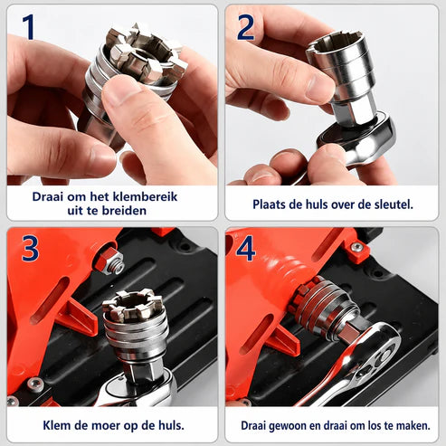 GripMaster | Snel Grip Op Elke Moer En Bout