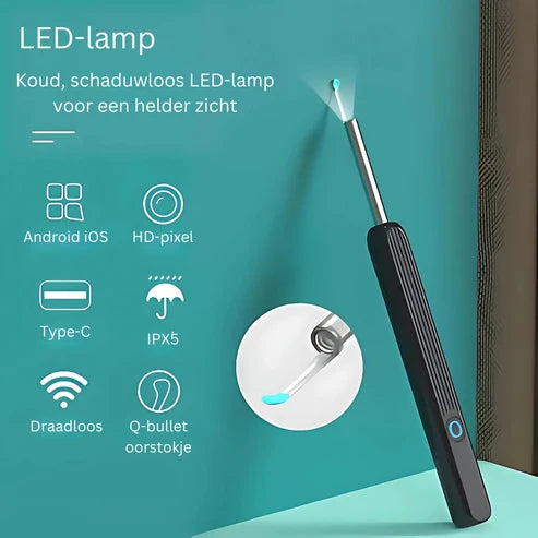 ClearEar | Visuele Oorreiniger met HD Camera