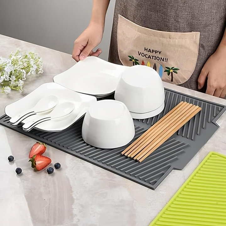 DrainMat | Siliconen Afdruipmat Voor Een Droog Aanrecht
