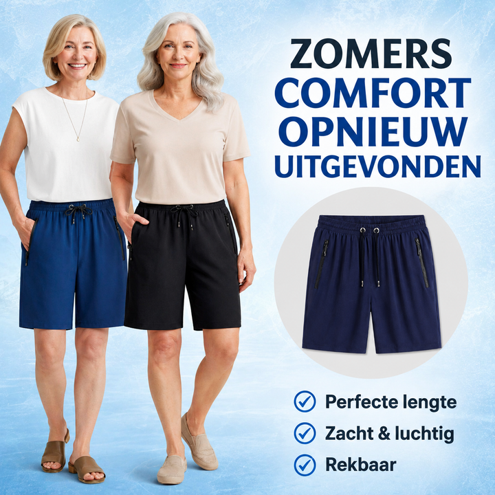 Icy Shorts | Verkoelende Stretchshort met Sneldrogend Comfort