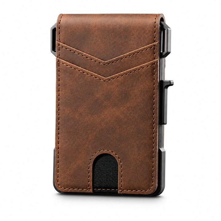 Smart Wallet | Compacte RFID-Portemonnee met Pop-up Kaarthouder