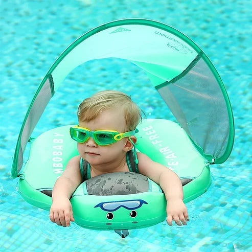 Mambobaby Float | Baby Zwemtrainer met UPF50+ Zonnescherm