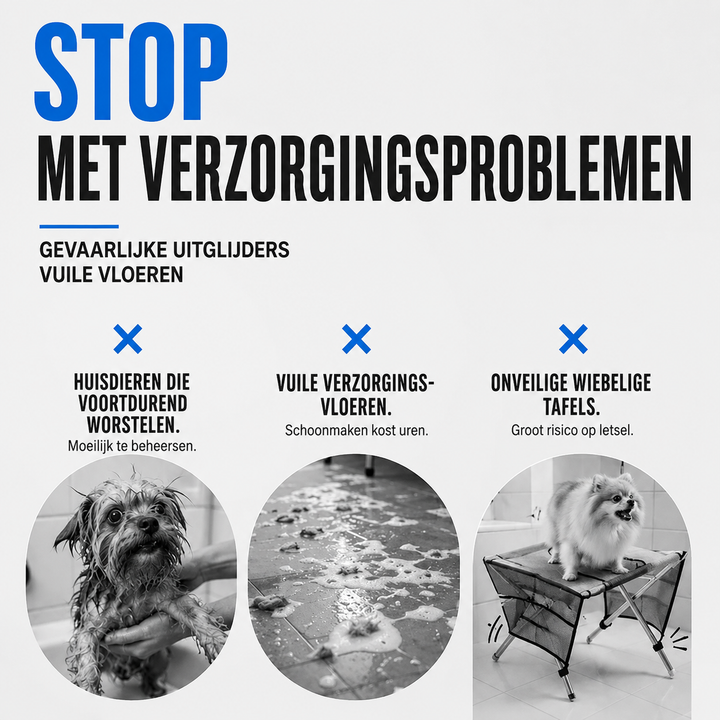 PawGroom | Opvouwbare Verzorgingsplek Voor Huisdieren