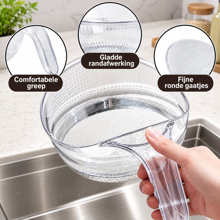 RiceStrainer | Moeiteloos Afspoelen Zonder Knoeien
