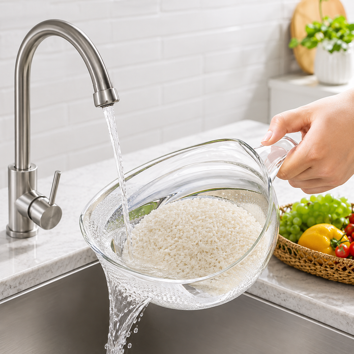 RiceStrainer | Moeiteloos Afspoelen Zonder Knoeien