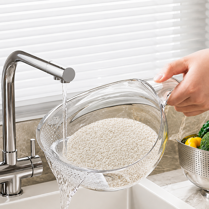 RiceStrainer | Moeiteloos Afspoelen Zonder Knoeien