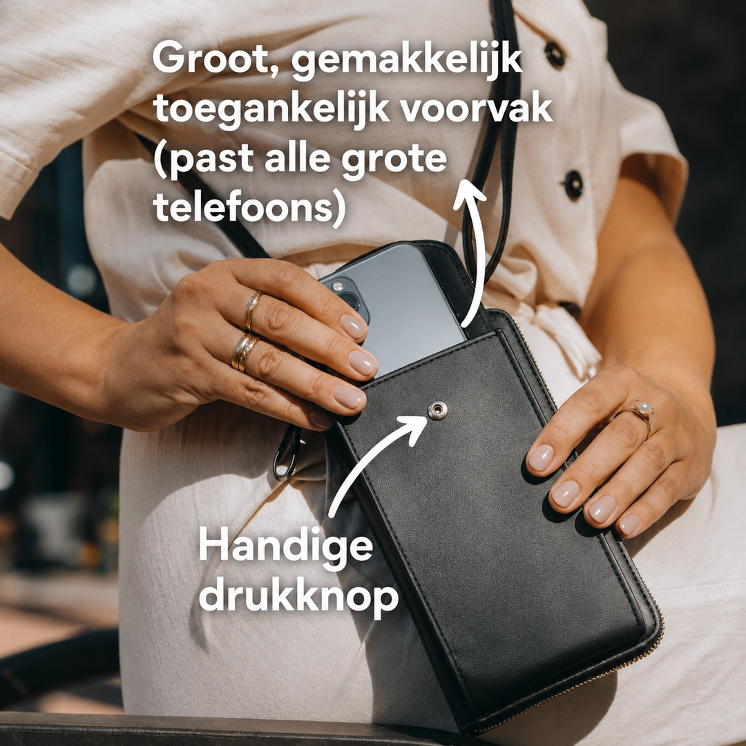 STL ClutchWallet | Compacte Crossbody Tas & Portemonnee