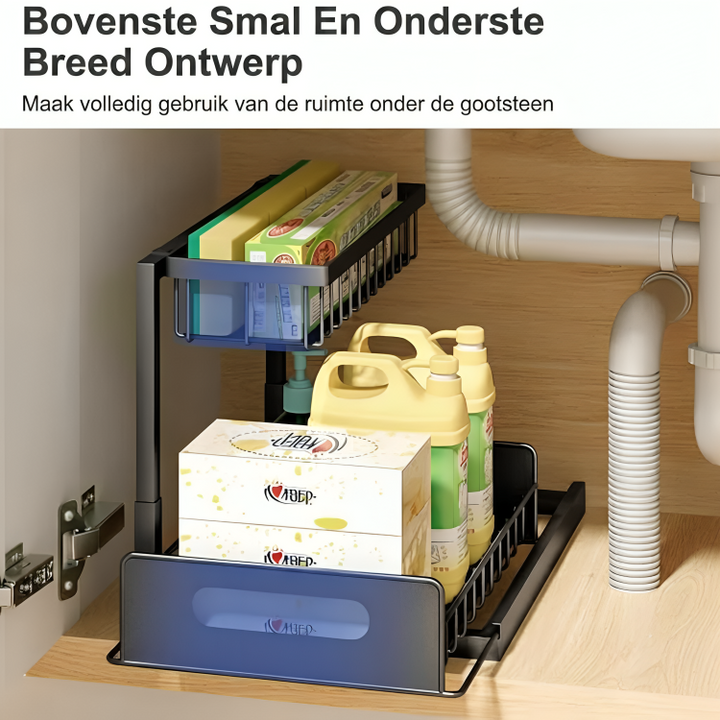 SliderRack | Meer ruimte in je onderkast, zonder gedoe