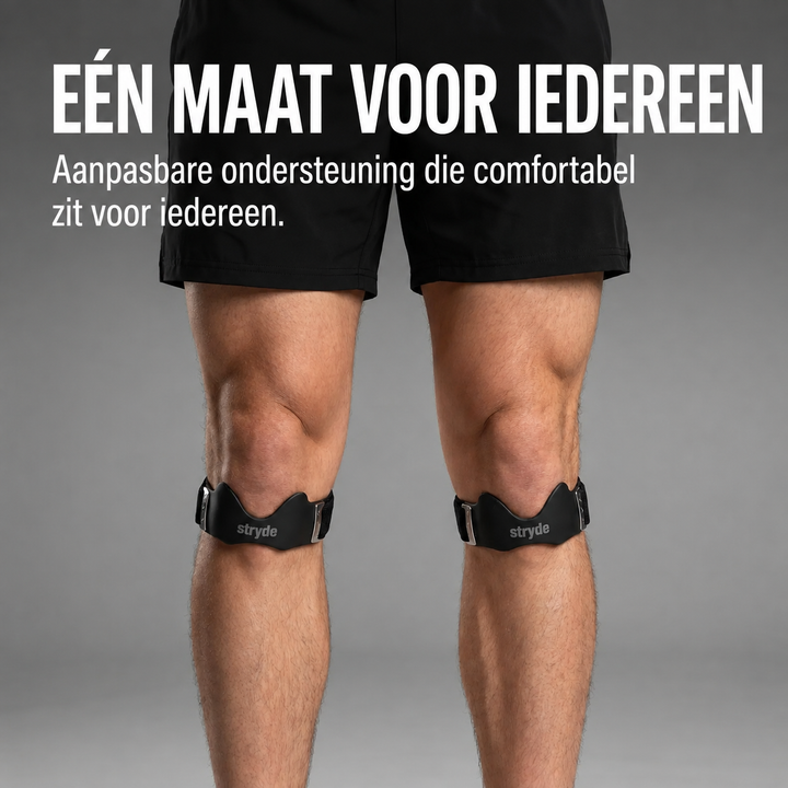 Stryde Precision | Knieband met Patellasteun voor Minder Druk op de Knie