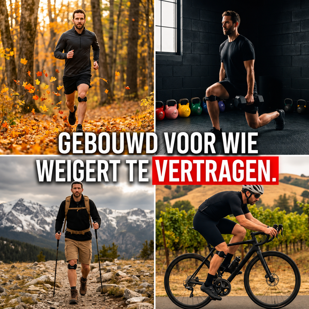 Stryde Precision | Knieband met Patellasteun voor Minder Druk op de Knie