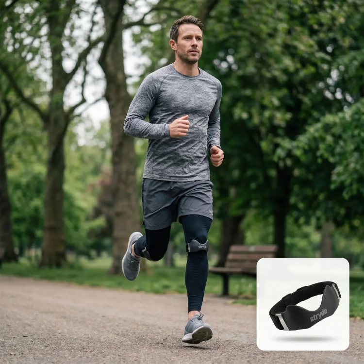Stryde Precision | Knieband met Patellasteun voor Minder Druk op de Knie