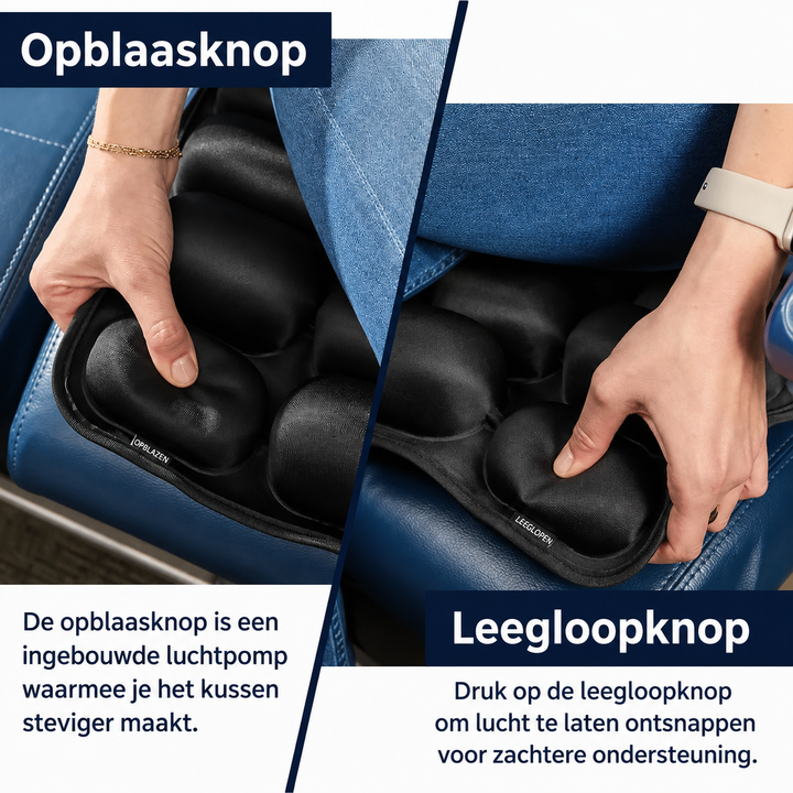 SONDUR TravelCushion | Zitkussen voor Vliegtuig, Auto & Kantoor