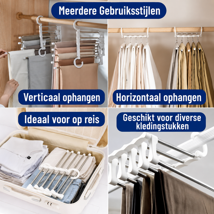 ClosetFlex | Slim Broekenrek Voor Meer Kastruimte