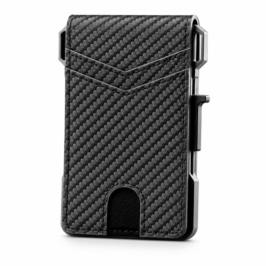 Smart Wallet | Compacte RFID-Portemonnee met Pop-up Kaarthouder