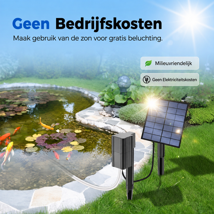 PondAerator | Zonne-energie Vijverbeluchter Zonder Stroomaansluiting