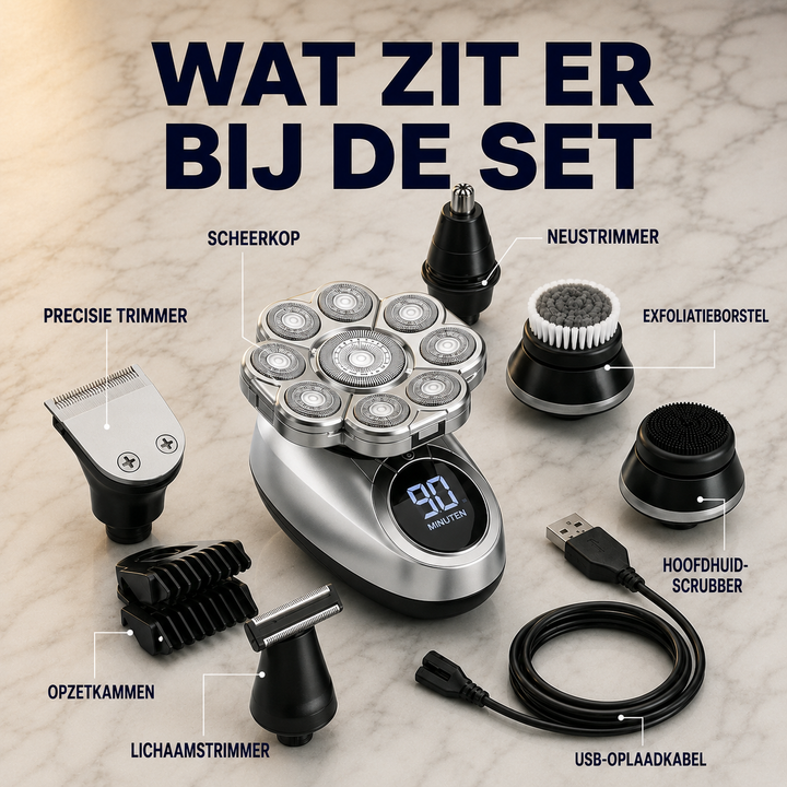 GlideShave | Snel En Comfortabel Je Hoofd Glad Scheren