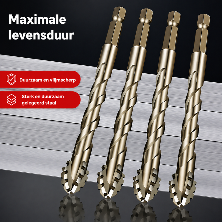 DrillPro | Multimateriaal Boorset – 5-delig
