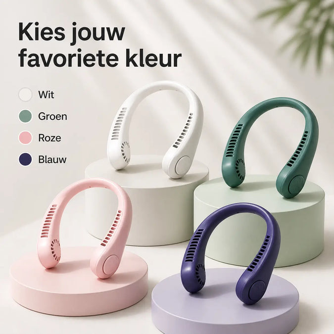 CoolBreeze Nekventilator – Handsfree Verkoeling
